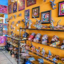 Huichol, Indian, bead work, thread paintings, gallery, Puerto Vallarta Walking Tours.