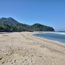 Tranquil local beach